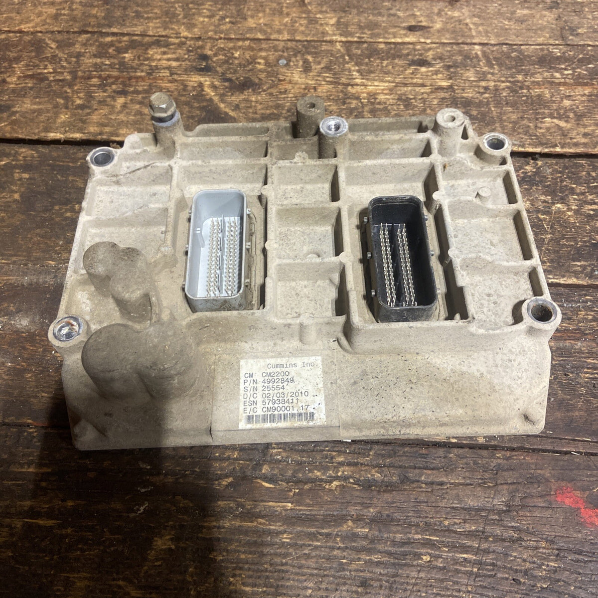 2010 RAM 2500 3500 6.7L CUMMINS AUTO TRANS ECM ENGINE CONTROL MODULE 4992849