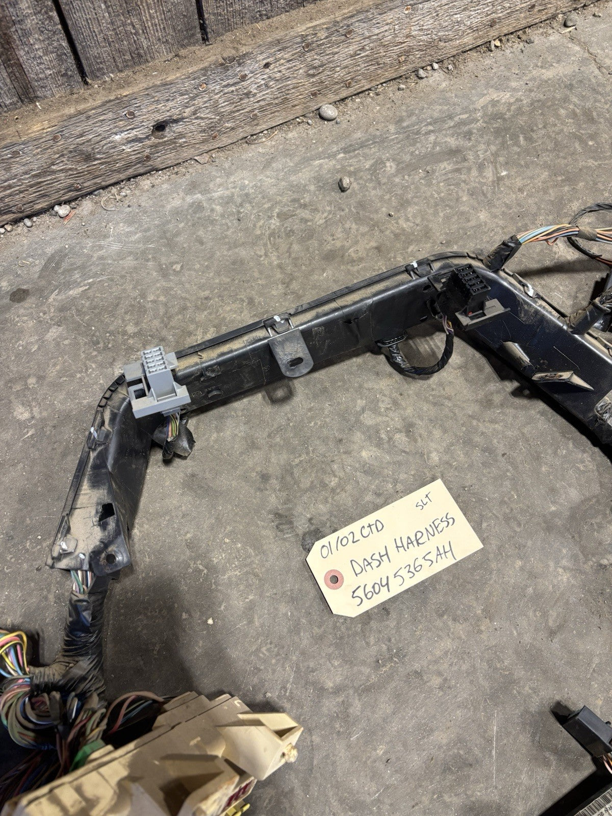 2002 DODGE RAM 2500 3500 24V CUMMINS DASH WIRING HARNESS 56045365AH