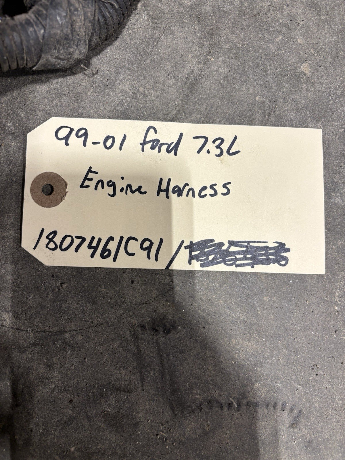 1999 - 2001 FORD 7.3L DIESEL ENGINE HARNESS 1807461C91