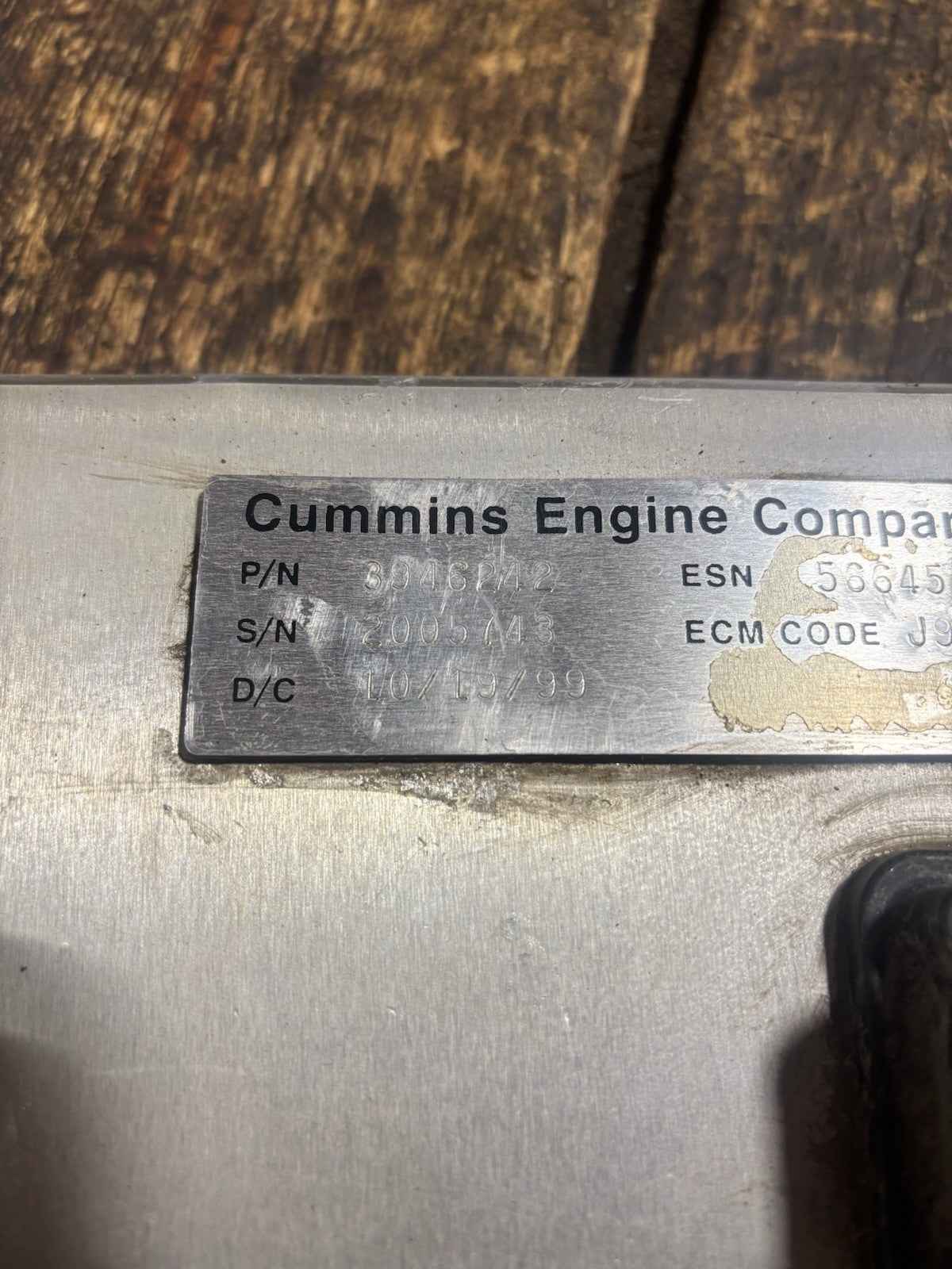 Early 2000 DODGE RAM 2500 3500 5.9L CUMMINS MANUAL ECM 3946242 ENGINE COMPUTER