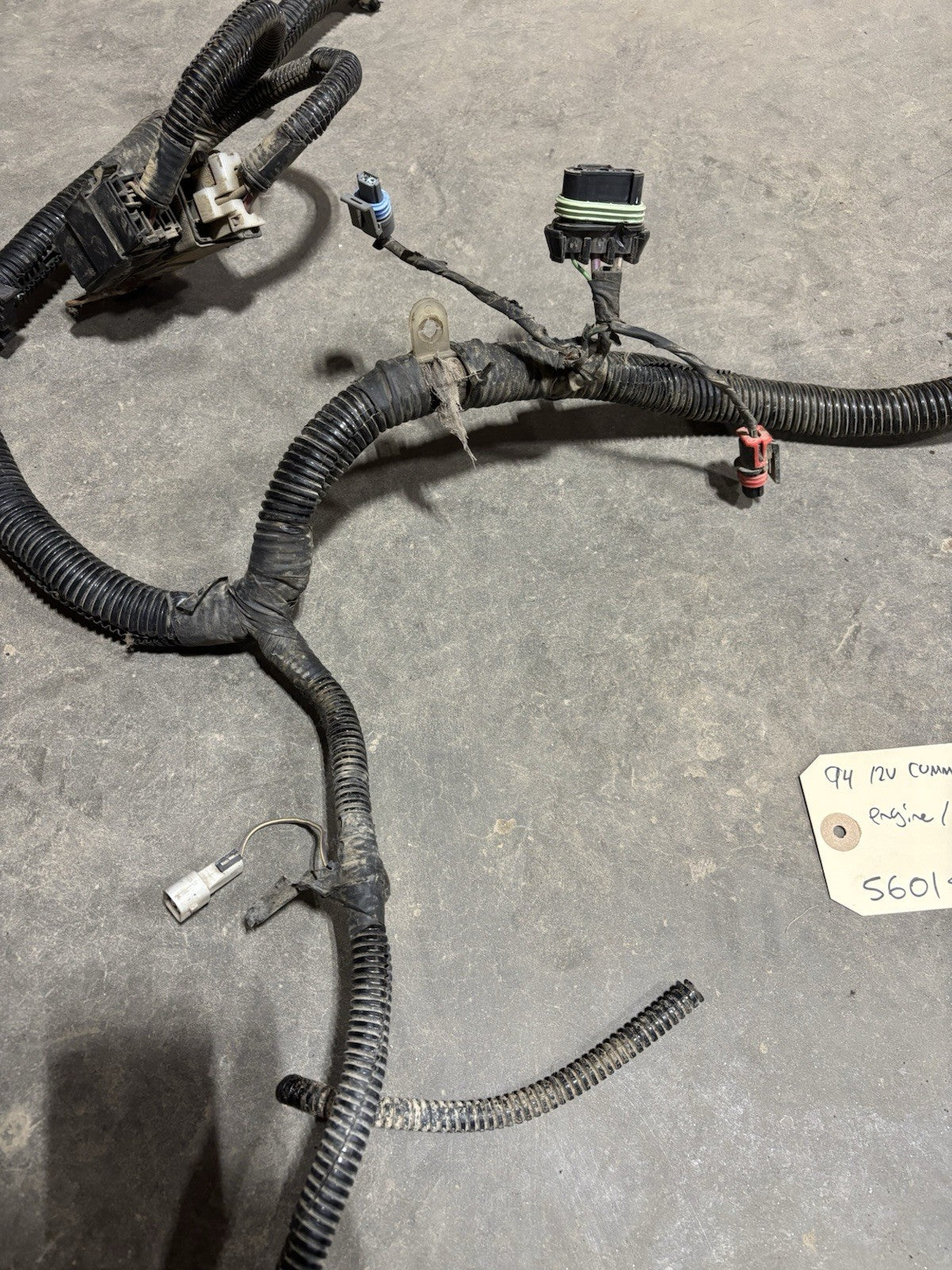 1994 DODGE RAM 12V CUMMINS COMPLETE ENGINE / AUTO TRANS HARNESS 56018075