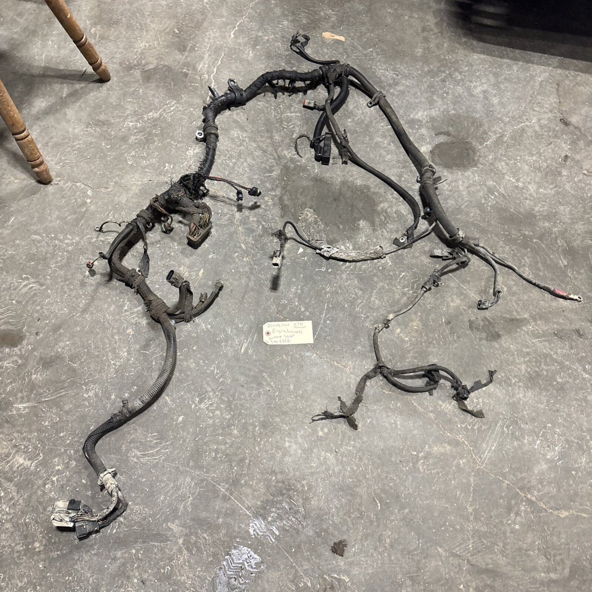 2000 .5 2001 DODGE RAM 2500 3500 5.924v CUMMINS 5SPD 6SPD ENGINE HARNESS 3946666