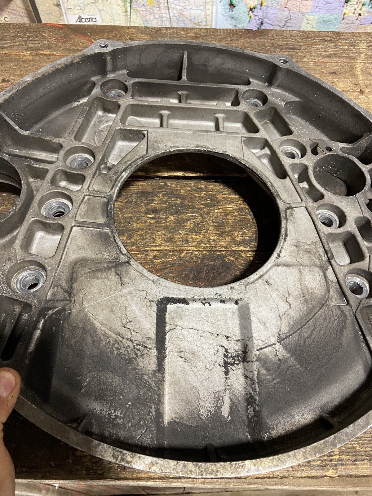 2003 2004 2005 DODGE RAM 2500 3500 CUMMINS NV5600 ADAPTER PLATE HOUSING 3965233