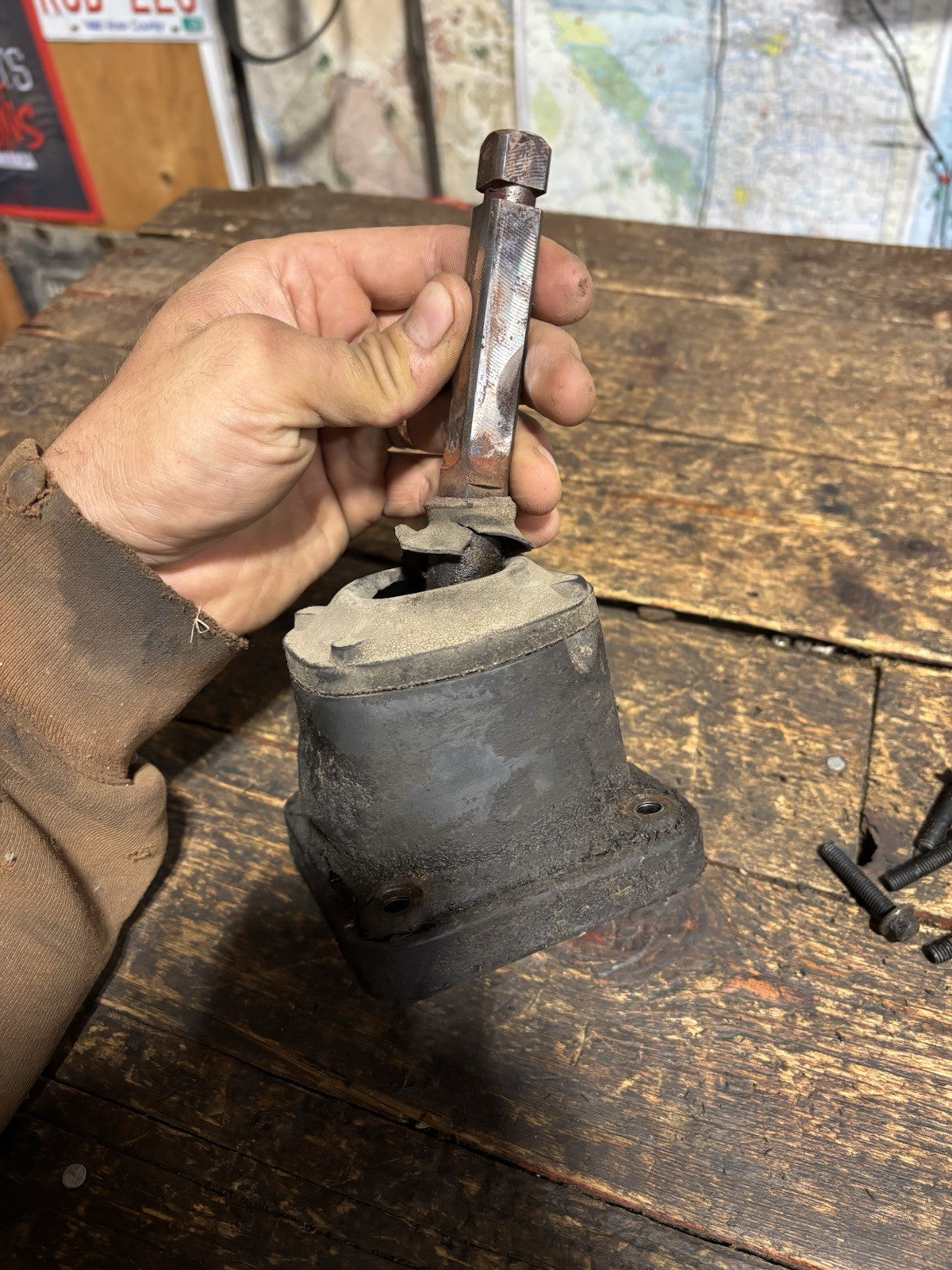 2ND GEN 1994 - 1997 DODGE RAM 1500 NV3500 MANUAL TRANSMISSION SHIFTER STUB TOP