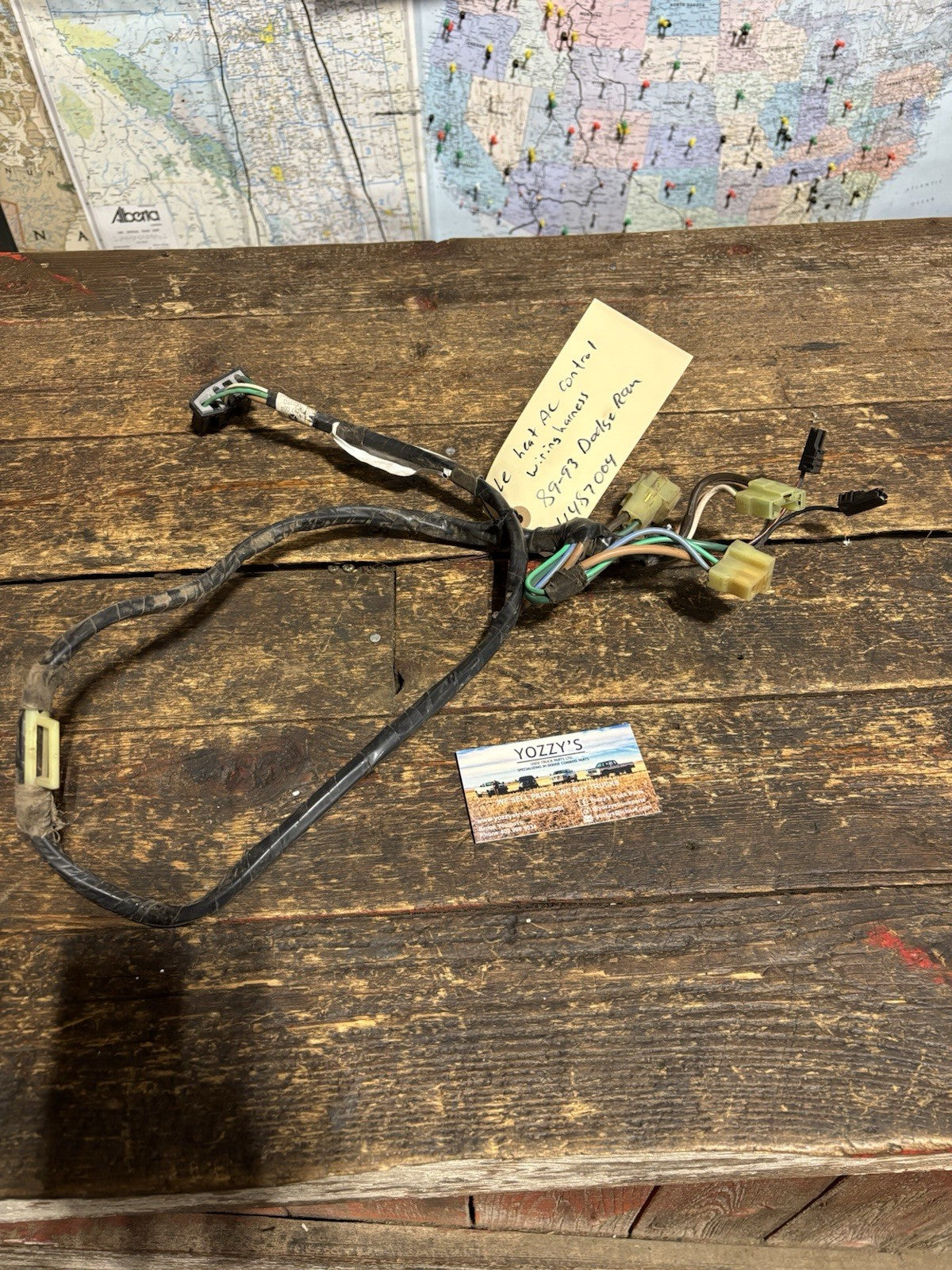 1989 - 1993 1st Gen Dodge RAM Le Heat Climate Control A/c Wiring Harness 4487004