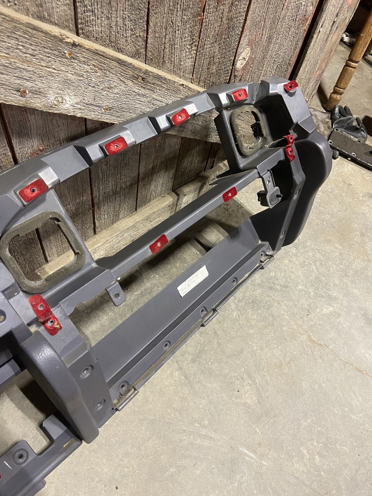 1998 DODGE RAM 2500 3500 LIGHT MIST GREY DASH CORE LOWER STRUCTURE