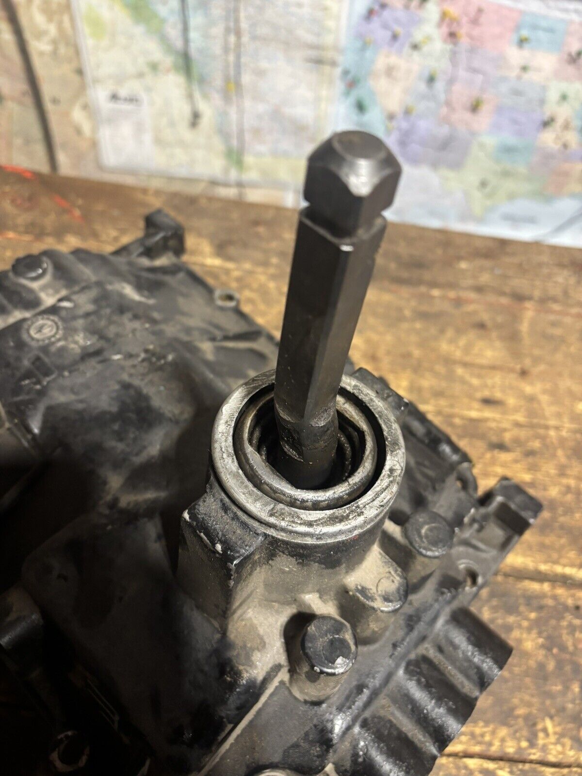 1994 - 1997 DODGE RAM CUMMINS NV4500 LOADED SHIFTER TOP PLATE COVER