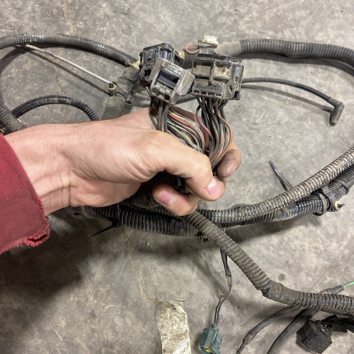 1998 .5 DODGE RAM 2500 3500 5.9L 24V CUMMINS PCM TRANSMISSION HARNESS 56020527