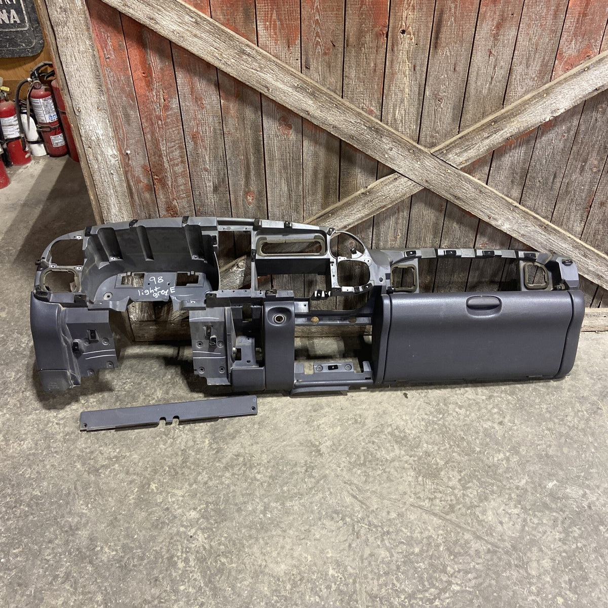 OEM 1998 DODGE RAM CUMMINS DASH CORE STRUCTURE LIGHT MIST GREY DASHBOARD