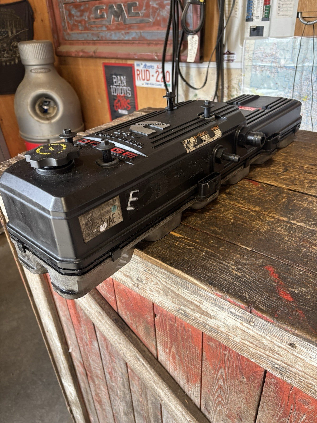 2006 2007 DODGE RAM 2500 3500 5.9L CUMMINS VALVE COVER SET PN 4931453