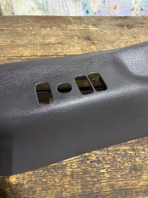 1998-2002 DODGE RAM 2500 3500 DRIVER SEAT SIDE PLASTIC PANEL DARK GREY 807407AD
