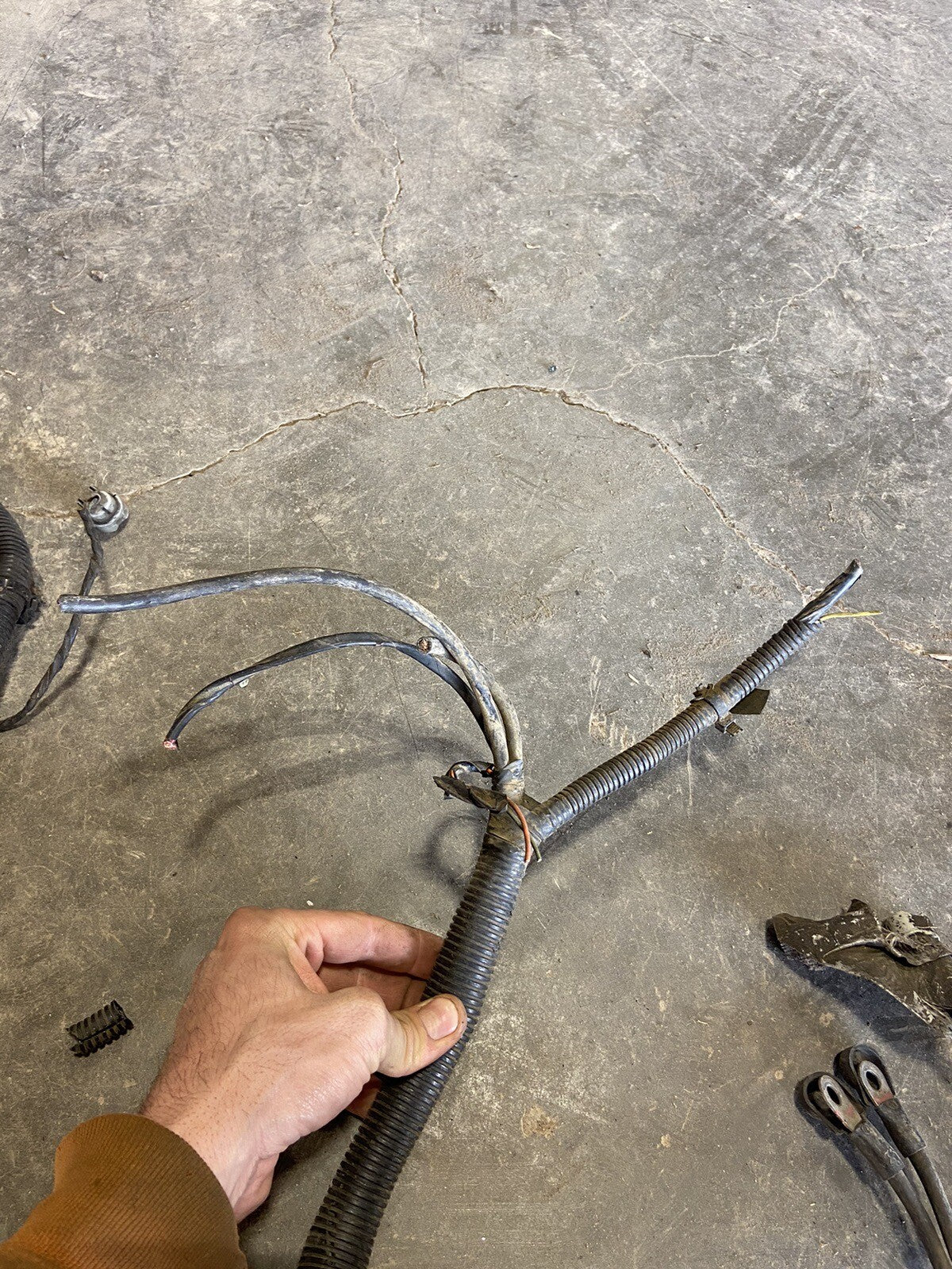 1996 DODGE RAM 2500 3500 CUMMINS 5SPD 2WD ENGINE HARNESS 56011501AF CUT SECTION*