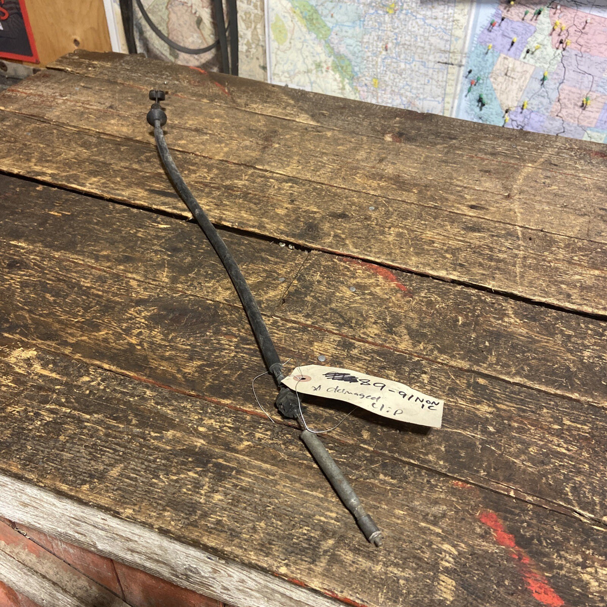 1989 1990 1991 DODGE RAM 250 350 1ST GEN CUMMINS NON INTERCOOLED THROTTLE CABLE