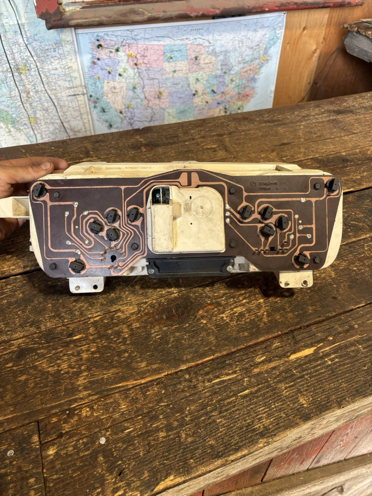 1990 - 1993 DODGE RAM 250 350 CUMMINS INSTRUMENT SPEEDO GAUGE CLUSTER 397173 KMS