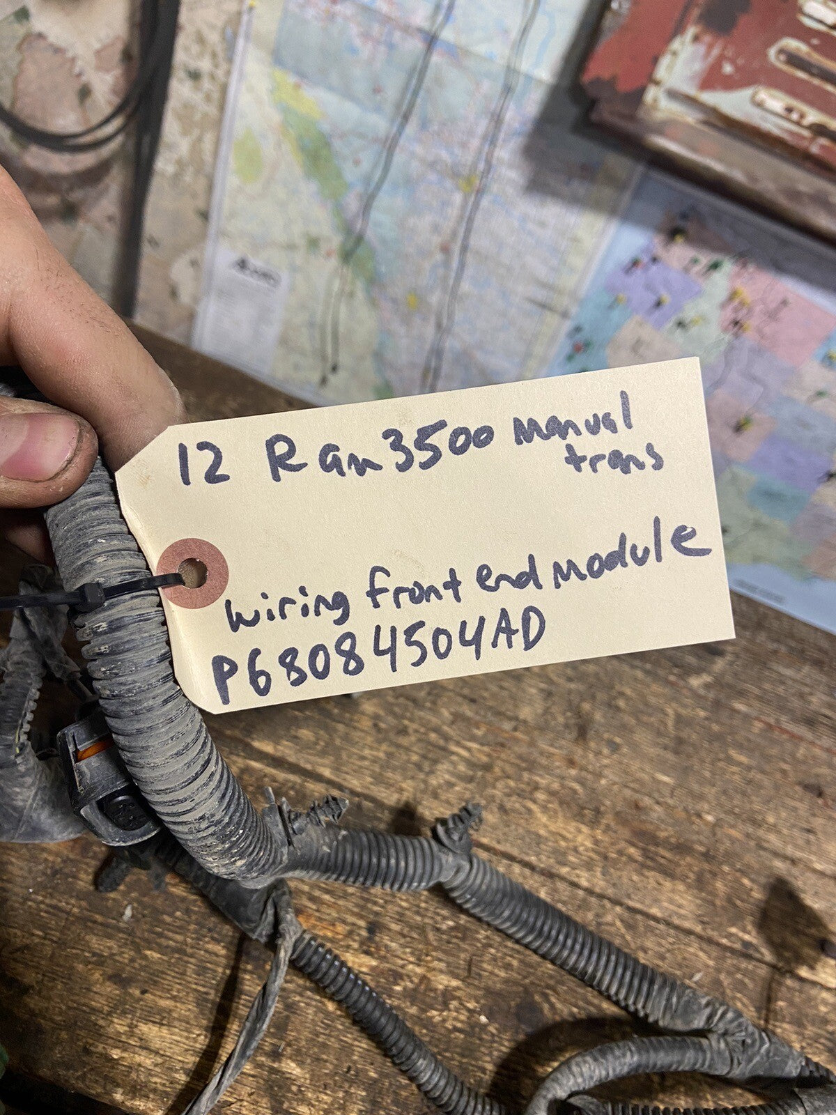 2012 DODGE RAM 2500 3500 CUMMINS FRONT END MODULE WIRING 68084505AD