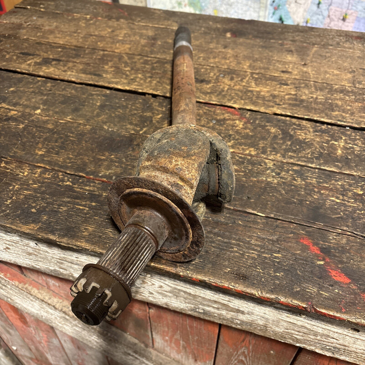 1994-1998 DODGE RAM 2500 3500 DANA 60 DRIVER SIDE AXLE AND STUB SHAFT