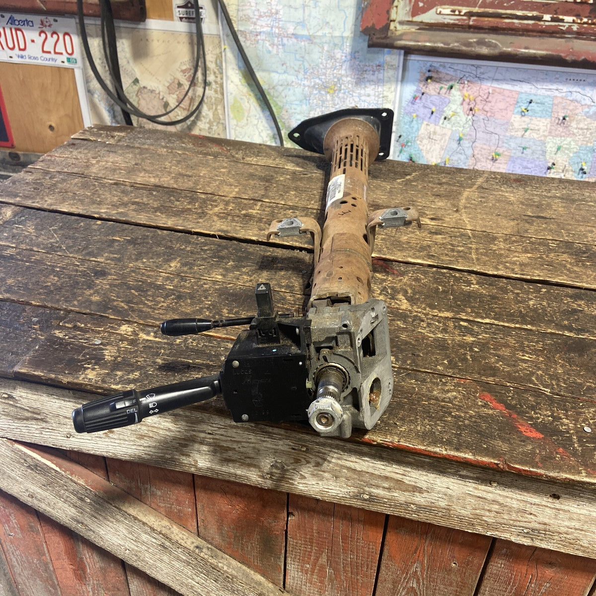 1998 - 2002 DODGE RAM 2500 3500 STEERING COLUMN MANUAL TRANS W TILT PN 55351176 