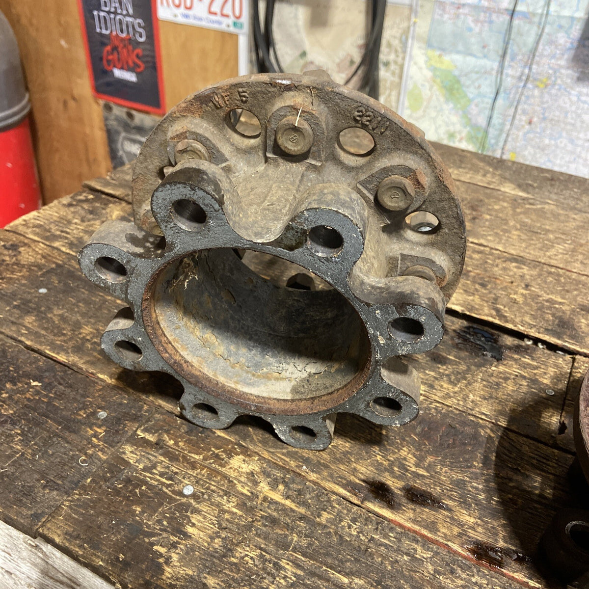 SET OF 2012 DODGE RAM 3500 CUMMINS FRONT DUALLY HUB ADAPTERS SPACERS