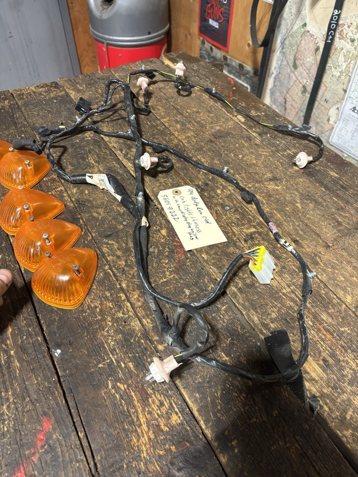 1994-1997 DODGE RAM 2500 3500 CAB CLEARANCE LIGHTS & HARNESS 56019222