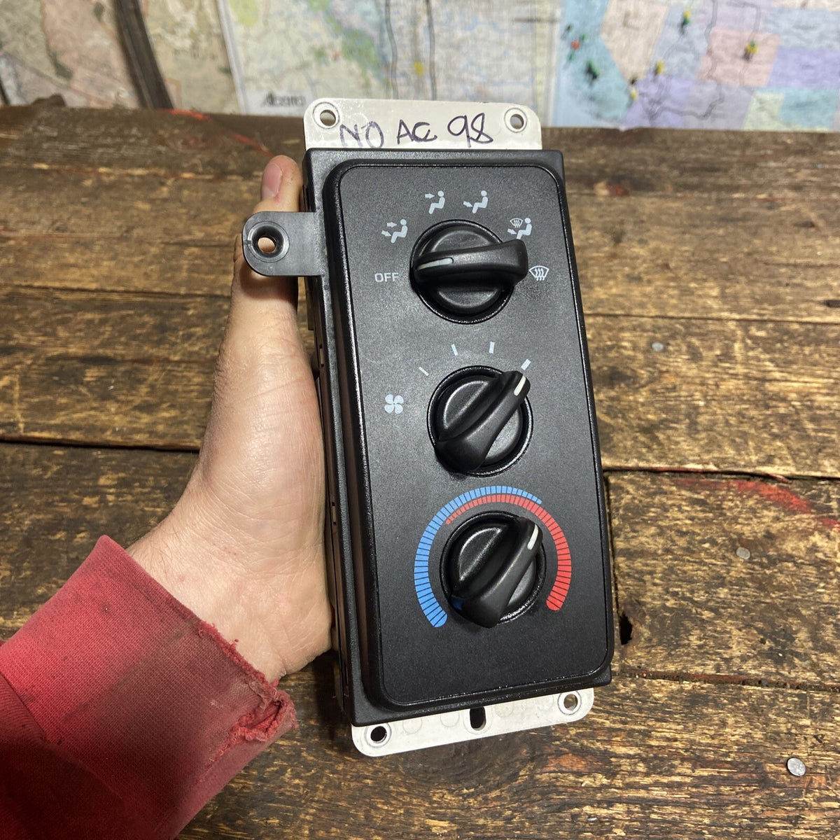 1998 DODGE RAM TRUCKS TEMPERATURE Heat  CLIMATE CONTROL 55055653ab