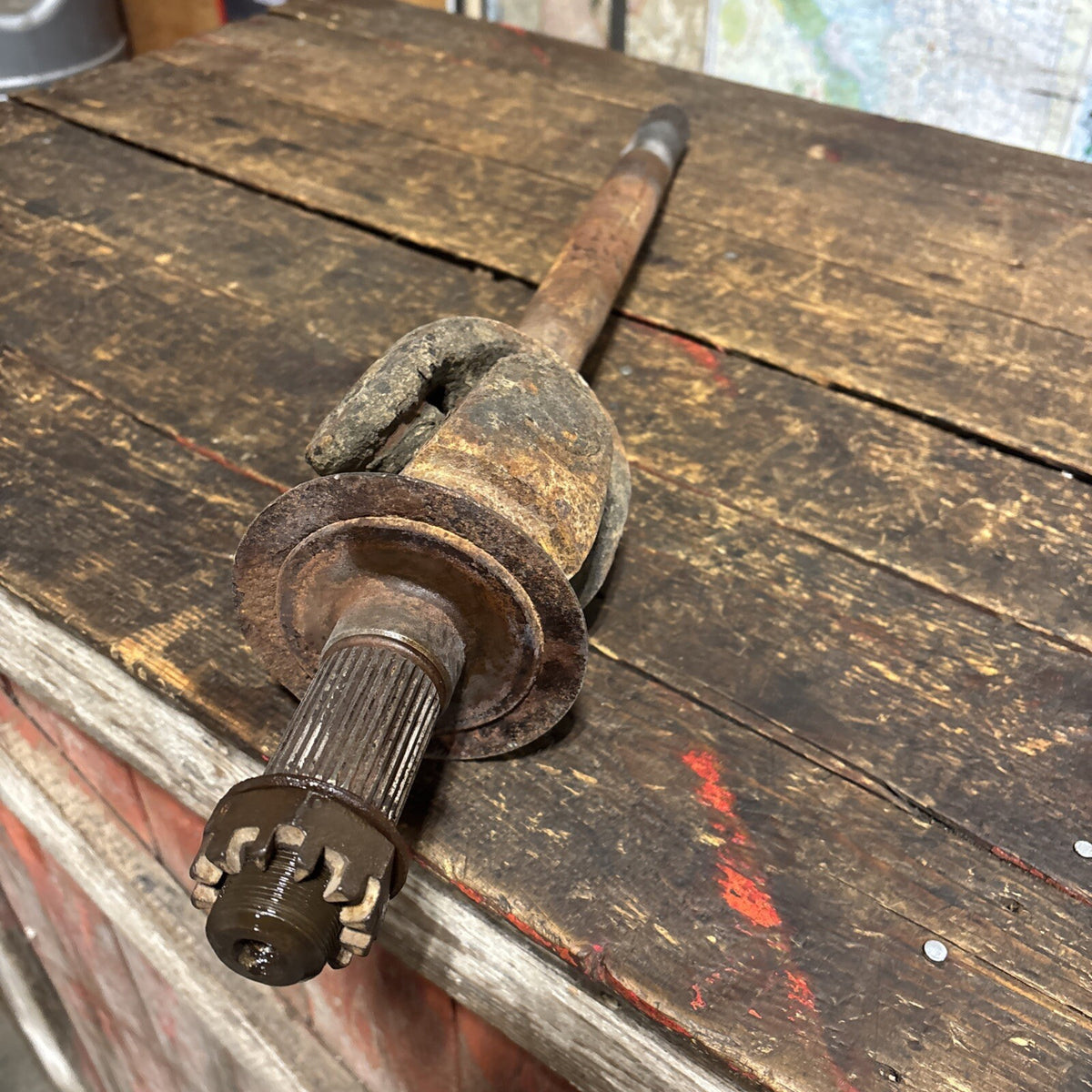 1994-1998 DODGE RAM 2500 3500 DANA 60 DRIVER SIDE AXLE AND STUB SHAFT