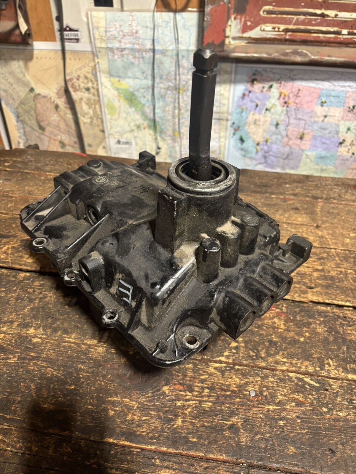 1994 - 1997 DODGE RAM CUMMINS NV4500 LOADED SHIFTER TOP PLATE COVER