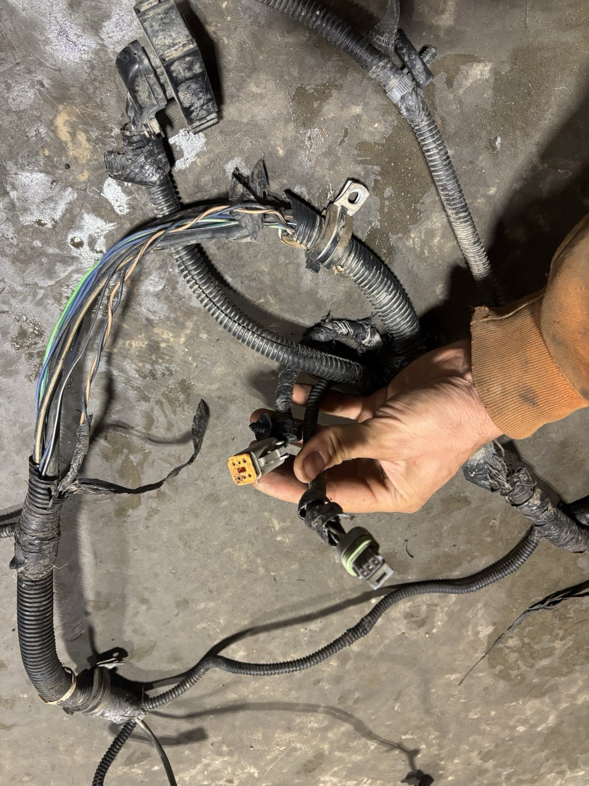 2002 DODGE RAM 2500 3500 CUMMINS MANUAL ENGINE WIRING HARNESS 3949898 56045904ac