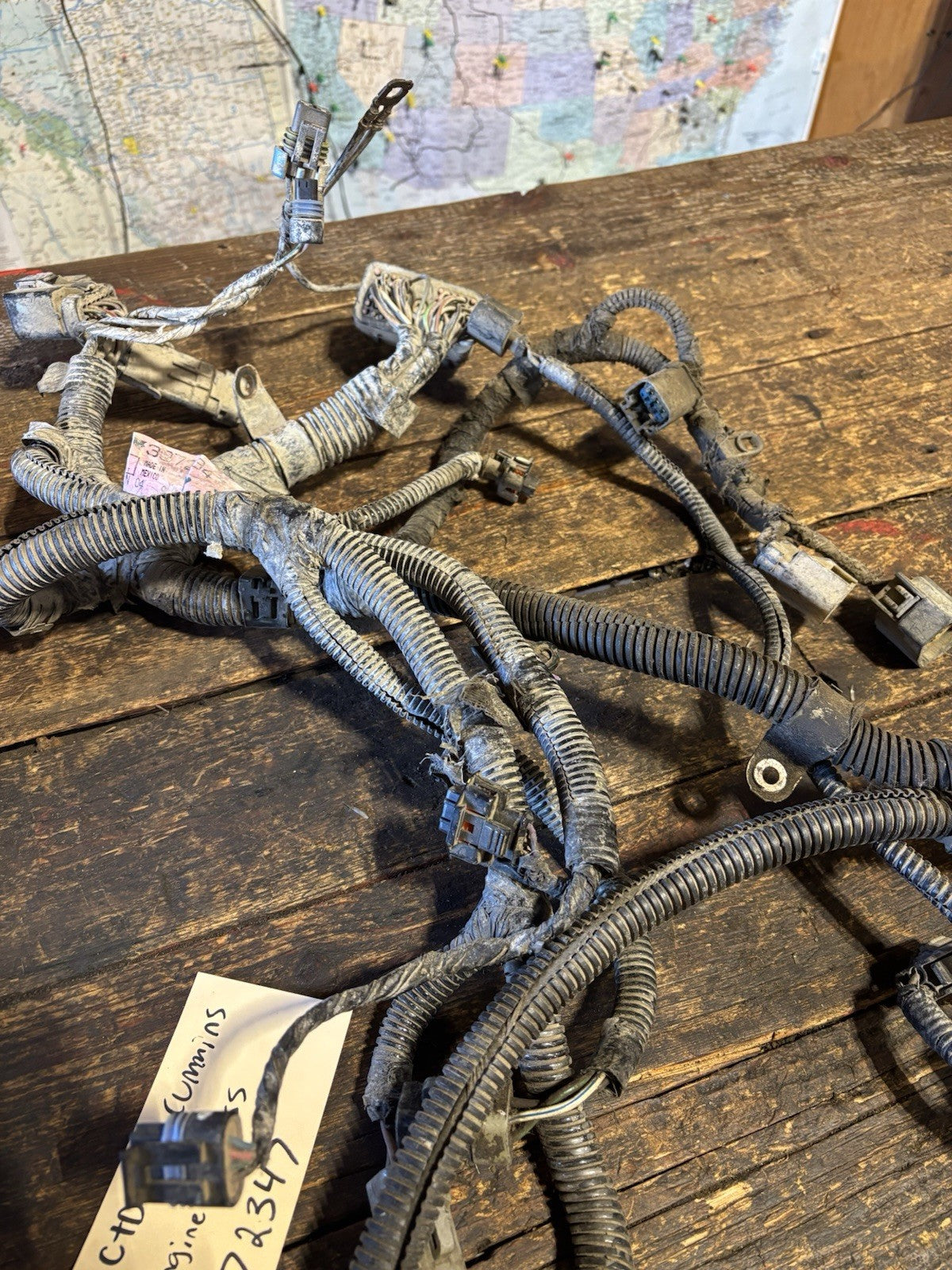 2005 DODGE RAM CUMMINS ENGINE WIRING HARNESS 3972347
