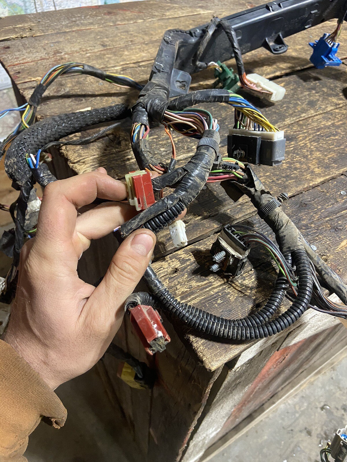 1999 2000 DODGE RAM 2500 3500 CUMMINS DASH WIRING HARNESS 56021872AE