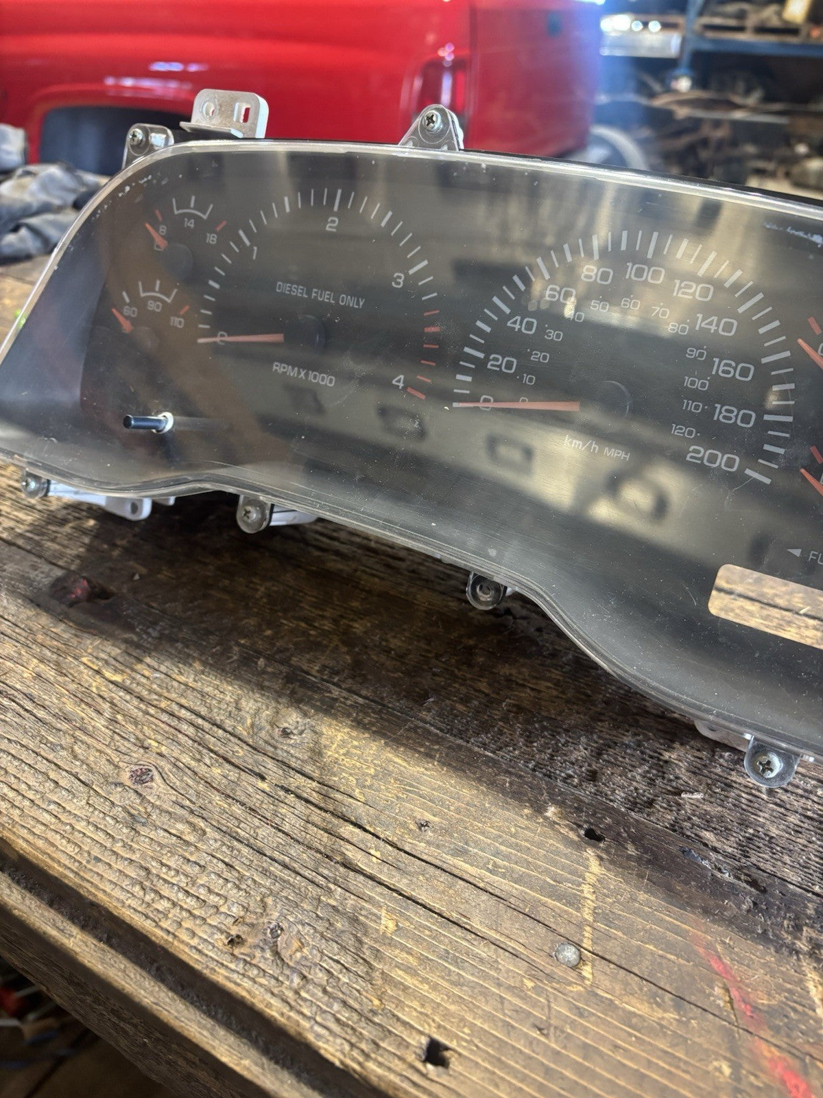 2001 2002 DODGE RAM 2500 3500 CUMMINS INSTRUMENT GAUGE CLUSTER 568km 56045790AD