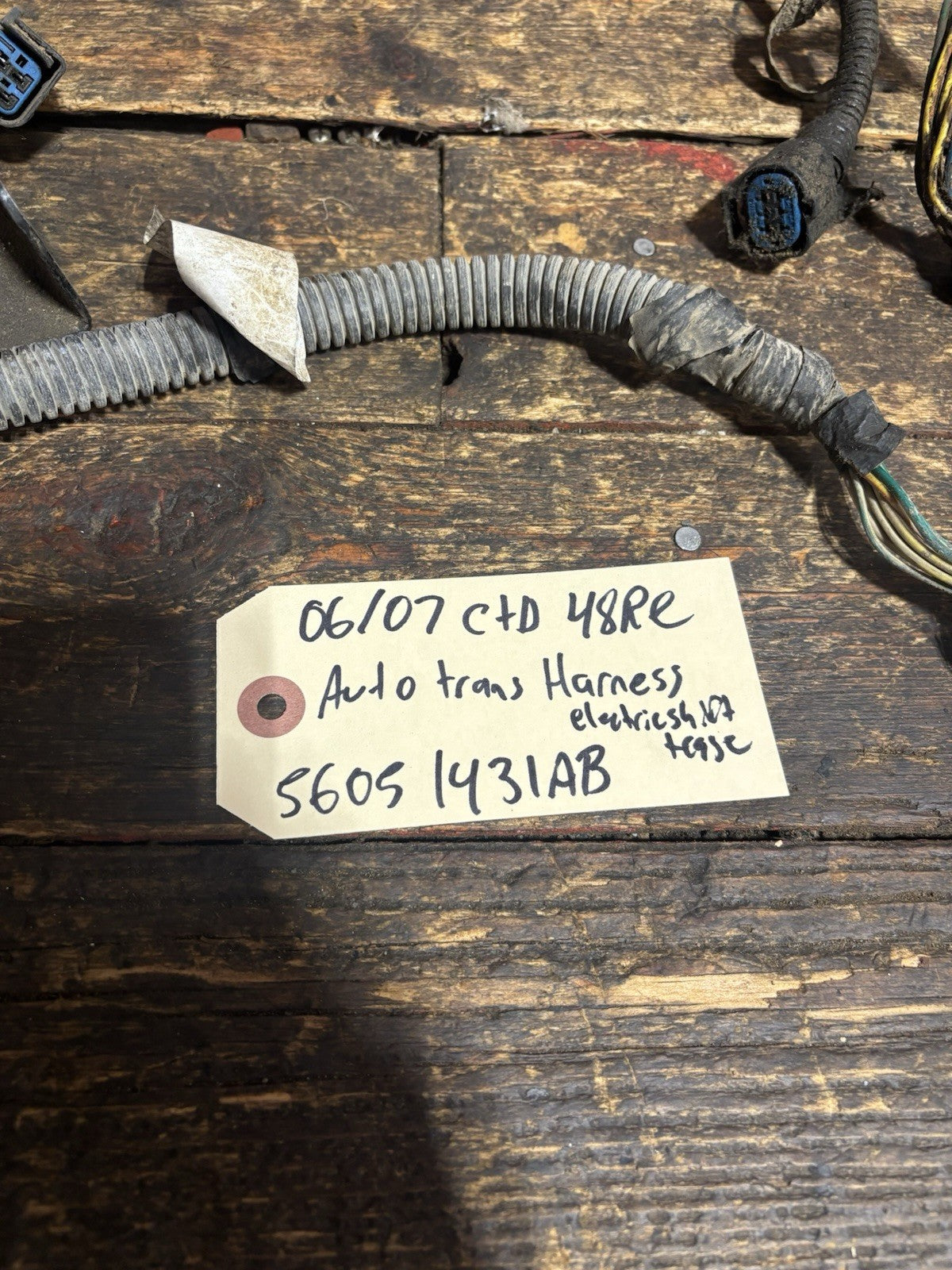 2006 2007 DODGE RAM CUMMINS 5.9L AUTOMATIC TRANSMISSION HARNESS 56051431Ab