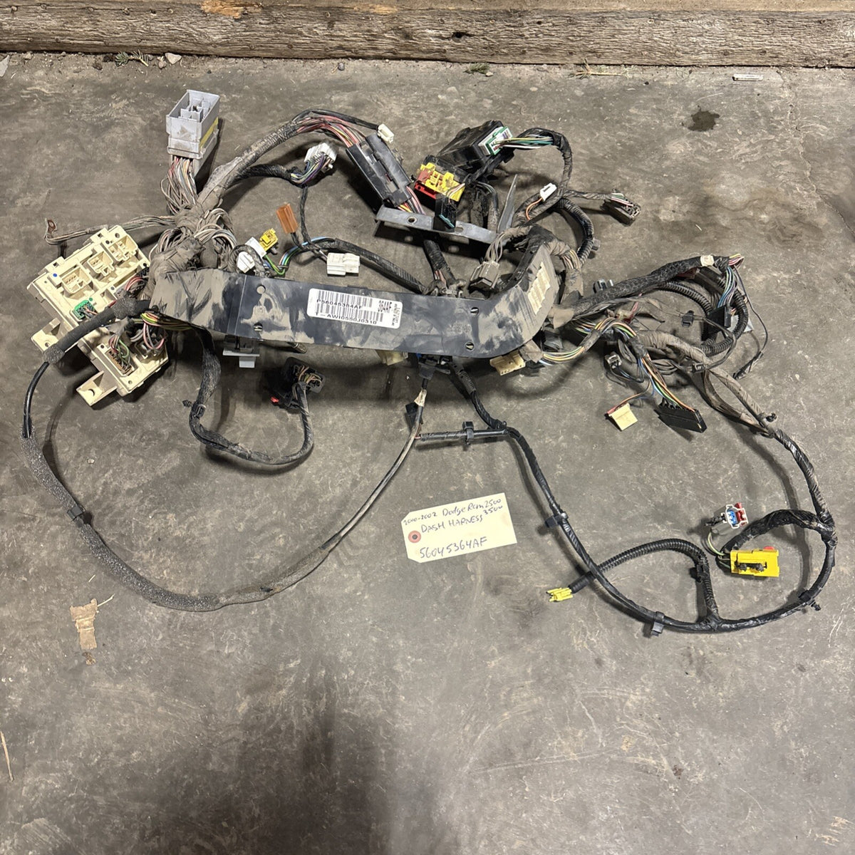 2000 2001 2002 DODGE RAM 2500 3500 CUMMINS DASH WIRING HARNESS PN 56045364AF