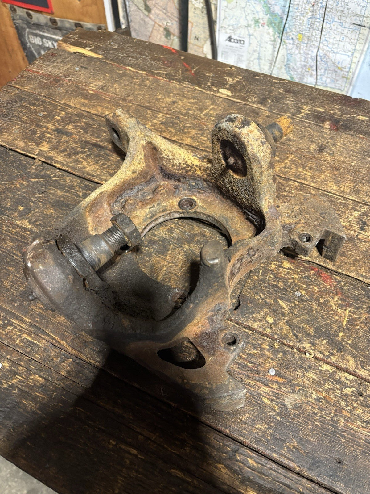 PASSENGER SIDE STEERING KNUCKLE DANA 60 94-98 DODGE RAM 2500/3500 TRUCKS D60