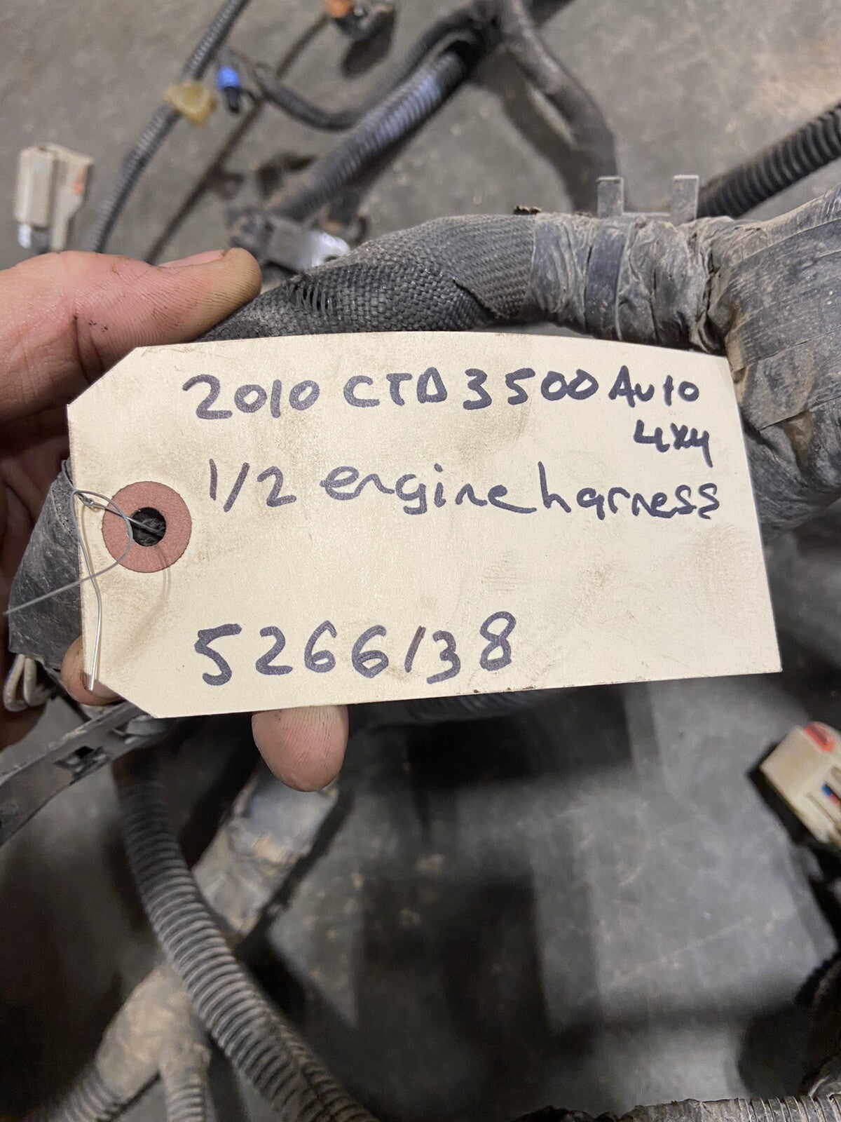 2010 DODGE RAM 2500 3500 6.7L CUMMINS FRONT HALF OF ENGINE HARNESS PN 5266138