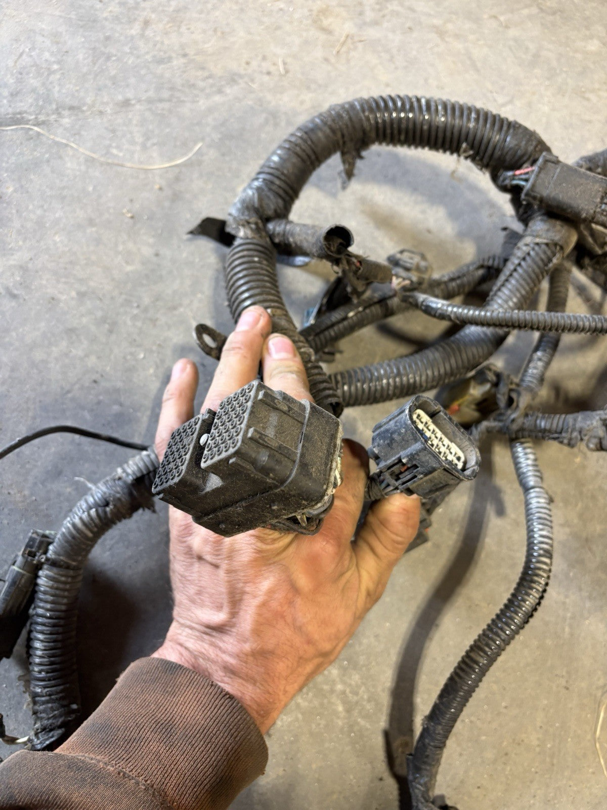 2007 .5 2008 DODGE RAM 6.7L AUTO CUMMINS ENGINE WIRING HARNESS 4946174