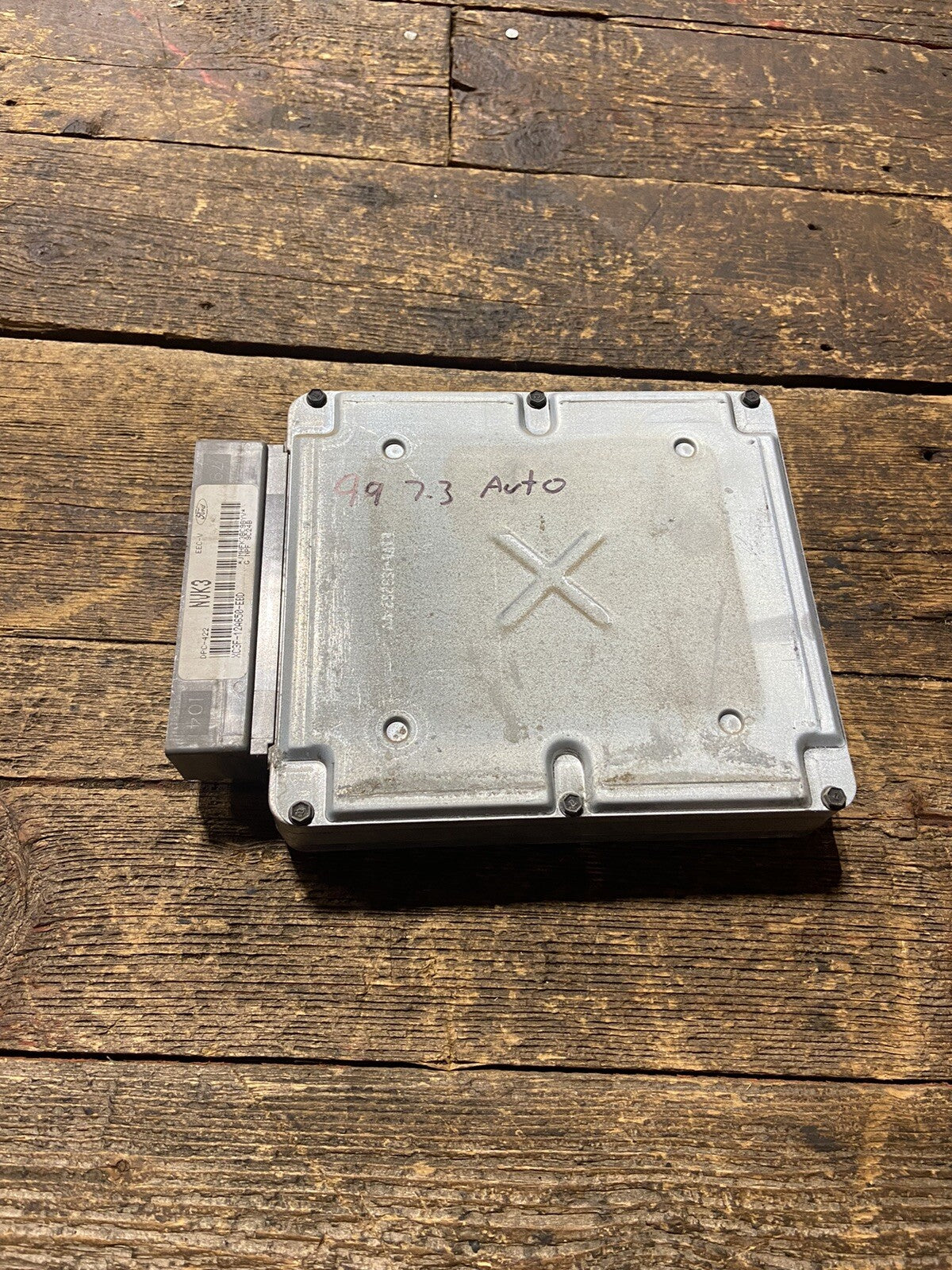 1999 FORD F250 F350 7.3L AUTO PCM COMPUTER MODULE XC3F-12A650-EBD NVK3 TESTED