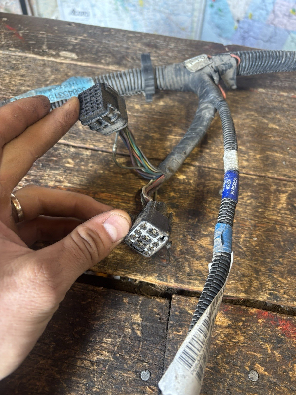 2000 2001 DODGE RAM CUMMINS 5.9 PCM 5/ 6spd TRANSMISSION HARNESS 56045319AD