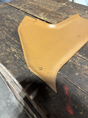 1989-1993 DODGE RAM TAN PASSENGER RIGHT SIDE KICK COWL PANEL 82897