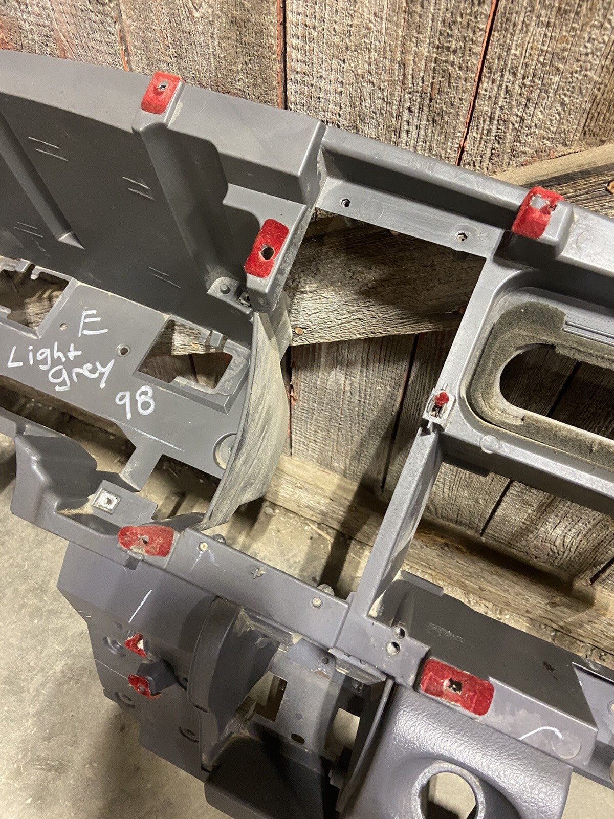 1998 DODGE RAM 2500 3500 LIGHT MIST GREY DASH CORE LOWER STRUCTURE