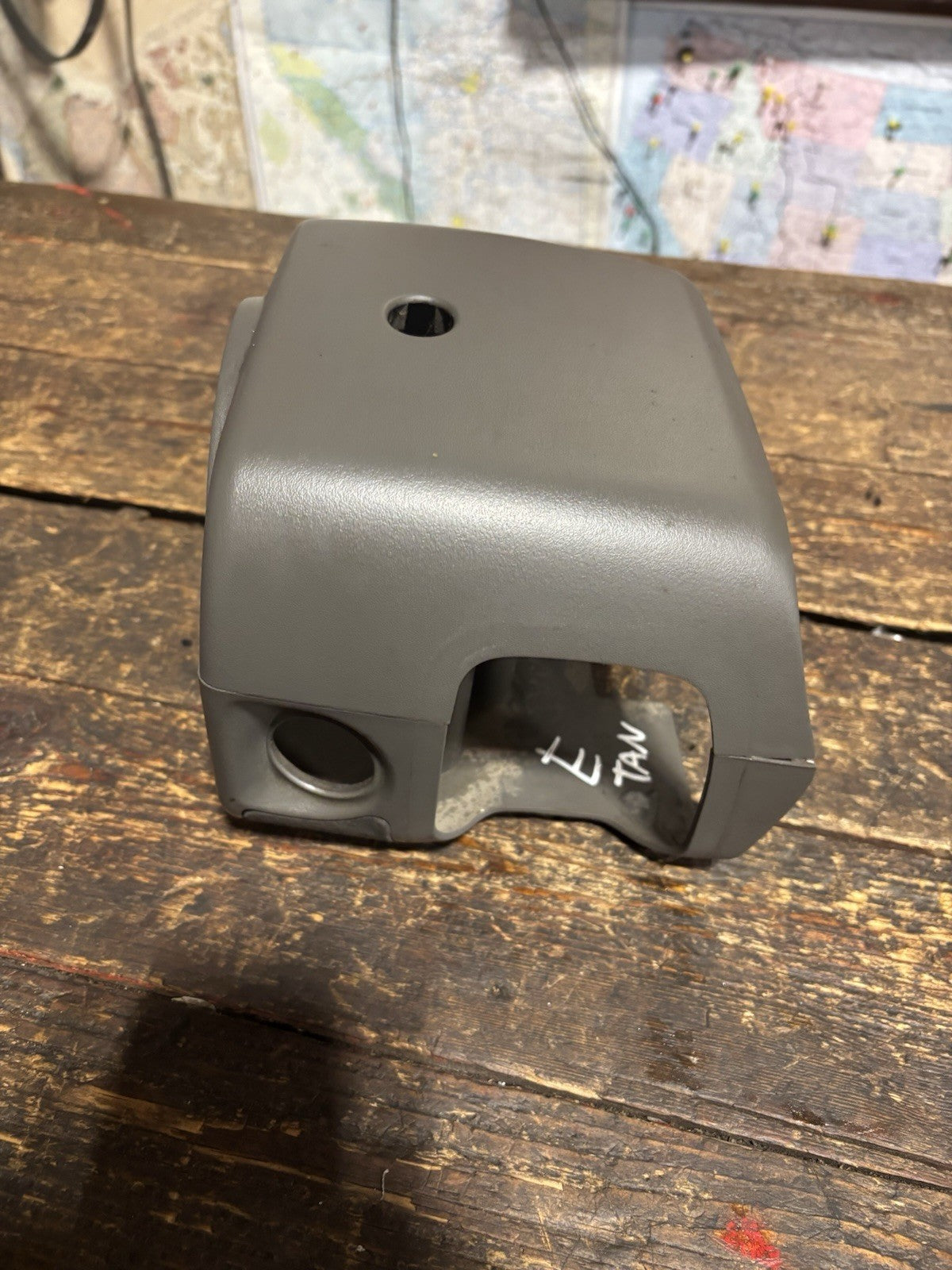 2003 - 2009 3rd Gen DODGE RAM TAN PLASTIC STEERING COLUMN COVER SURROUND AUTO