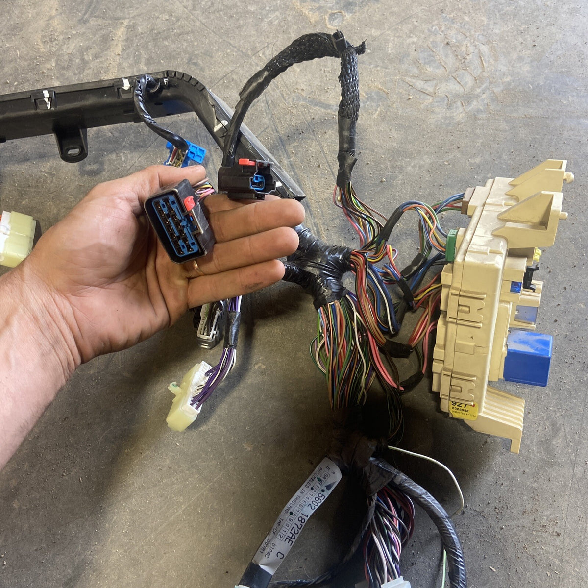 1999 2000 DODGE RAM 2500 3500 CUMMINS DASH WIRING HARNESS 56021872AE