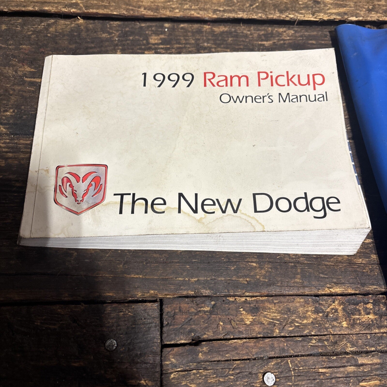 1999 DODGE RAM 1500 2500 3500 CUMMINS OWNERS MANUAL