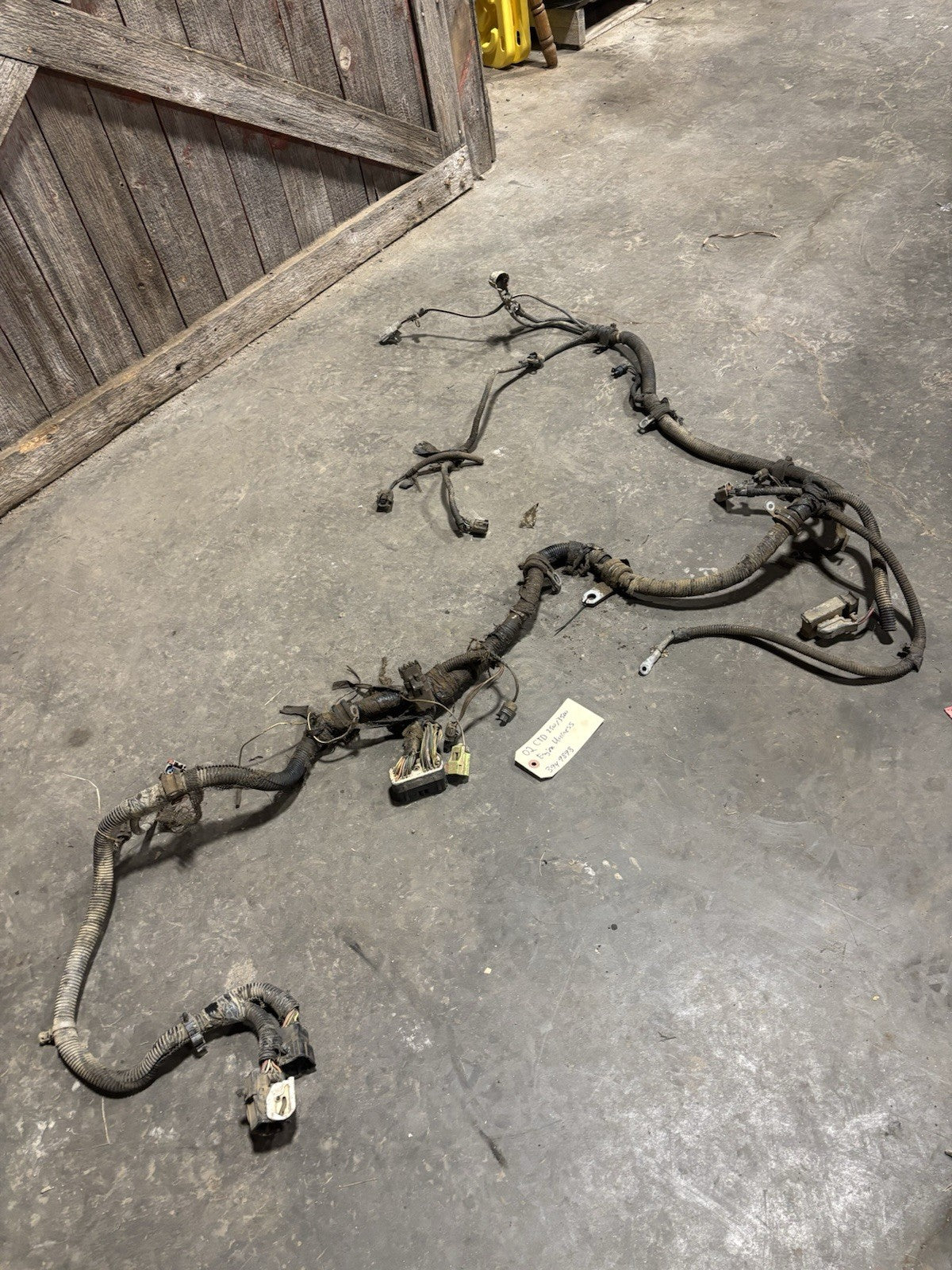 2002 DODGE RAM 2500 3500 CUMMINS MANUAL COMPLETE ENGINE WIRING HARNESS 3949898