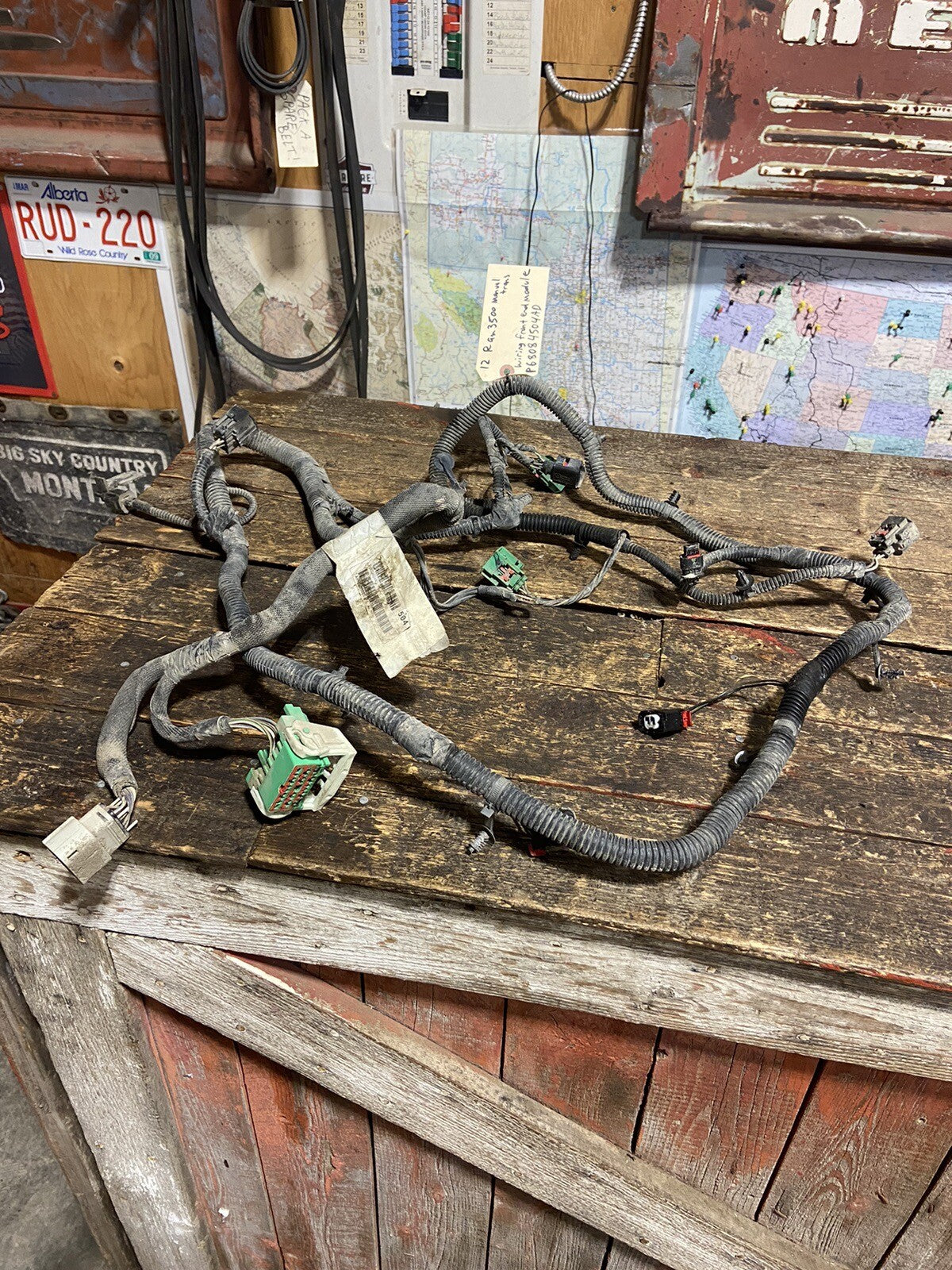 2012 DODGE RAM 2500 3500 CUMMINS FRONT END MODULE WIRING 68084505AD