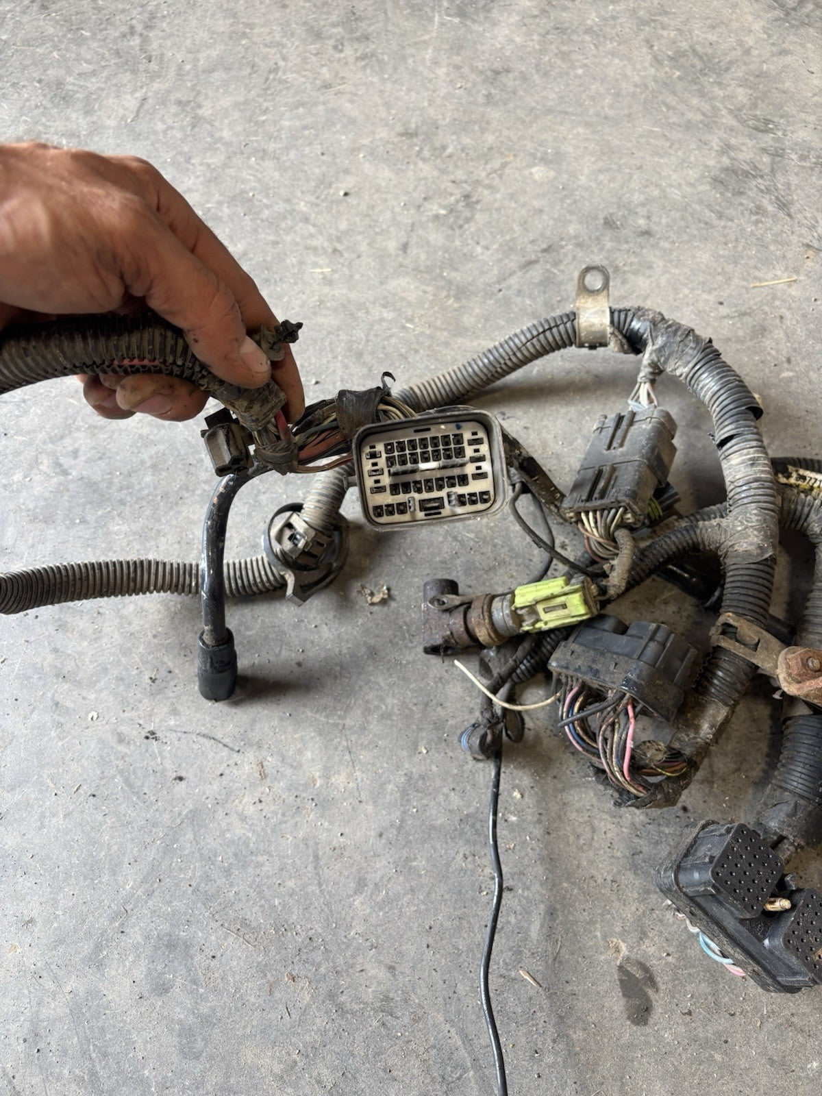 2006 DODGE RAM 2500 3500 5.9L CUMMINS AUTOMATIC ENGINE HARNESS 3977191, 3977190