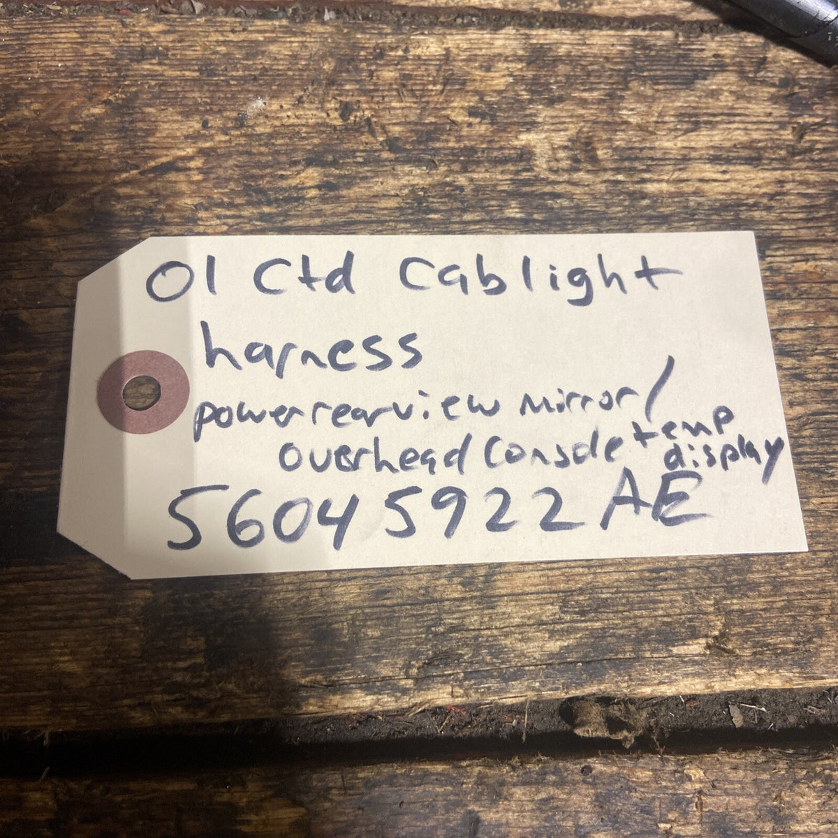 2000 2001 2002 DODGE RAM Laramie Slt CAB CLEARANCE LIGHT WIRE HARNESS 56045922