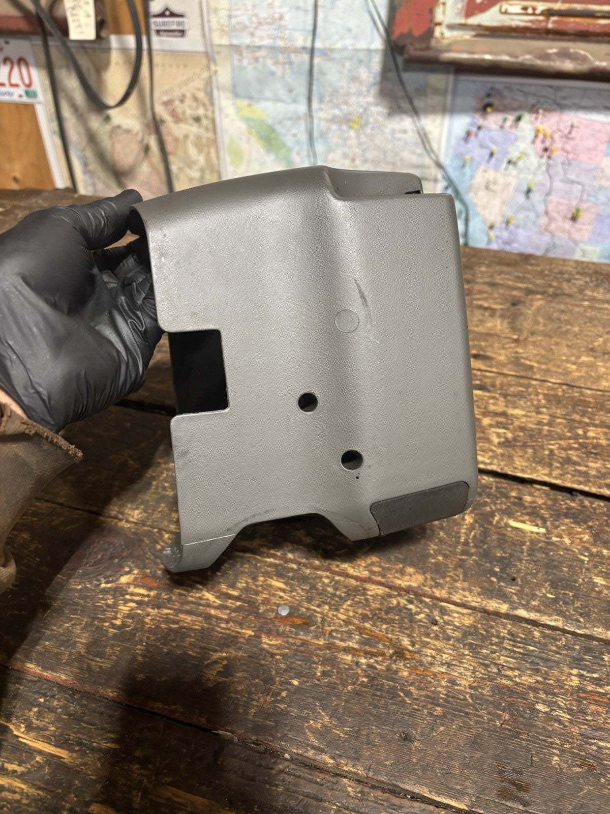 2003 - 2009 3rd Gen DODGE RAM TAN PLASTIC STEERING COLUMN COVER SURROUND AUTO