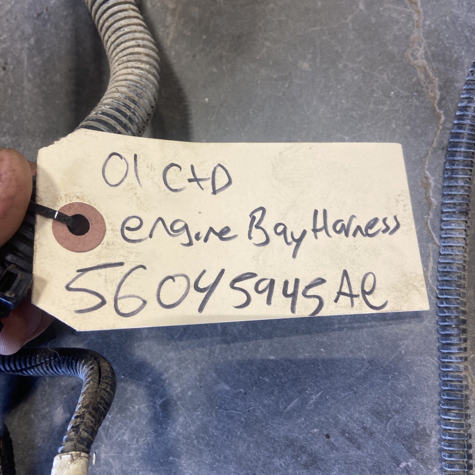 2001 DODGE RAM 2500 3500 CUMMINS ENGINE BAY WIRING HARNESS 56045945AE