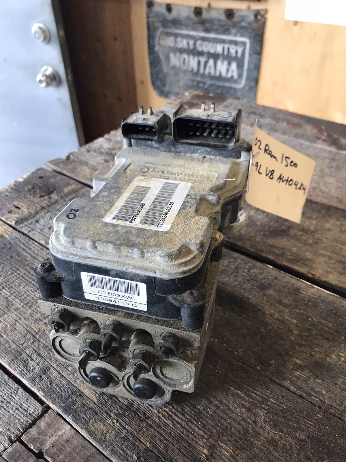 2002 DODGE RAM 1500 ABS BRAKE MODULE AND PUMP 52010032AD 211KMS