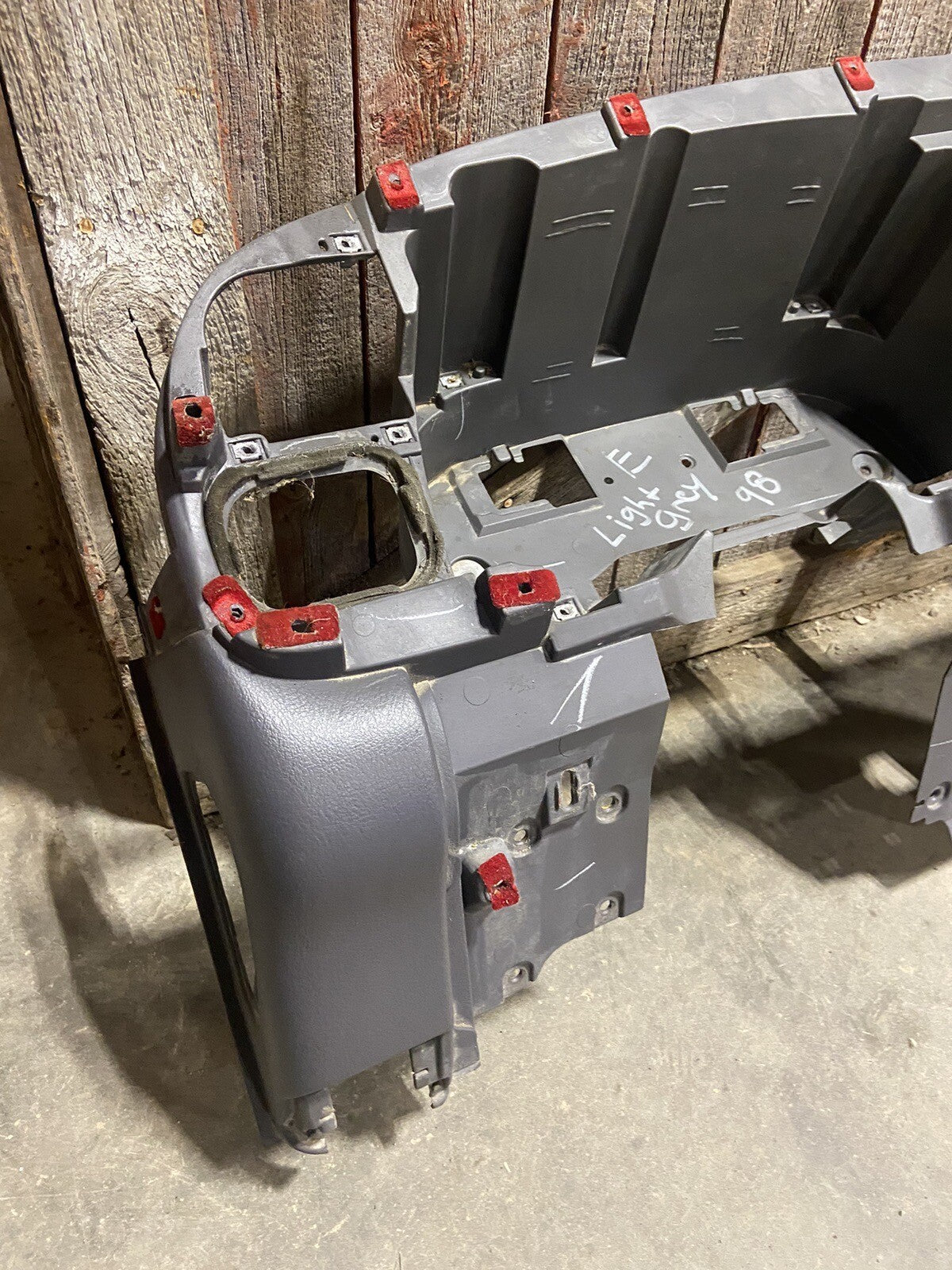 1998 DODGE RAM 2500 3500 LIGHT MIST GREY DASH CORE LOWER STRUCTURE